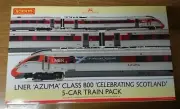 Hornby R3827 LNER Hitachi IEP Celebrating Scotland 5 Piece Train Pack DCC Ready