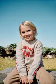 [Cotton On Kids] Cotton On Kids - Blake Knit Crew - Rainy day/st moritz 9-10 RAINY DAY/ST MORITZ