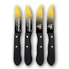 Sports Vault NHL Pittsburgh Penguins Logo Steak Knives Set of Four