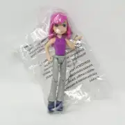 Mi World Girl Doll Figures with Pink Hair Posable New In Bag