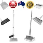 Long Handle Dust Pan Sets Household Sweeping Cleaning Dustpan Brush Broom - AU