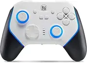 BINBOKPLAY Switch Controller,Hall Effect Controller (No Drift, No Deadzone),Ultra Pro Controller for PC/NS/SD/Andriod, Switch Pro Controller with Microswitch Button/Changeable Digital & Analog Trigger