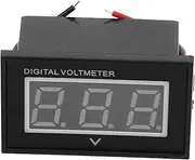 BUGUUYO Golf Voltmeter Golf Carts Batteries Battery Displaying Device Tool Voltage Meter LED Digital Voltmeter Battery Meter Digital Display Volt Gauge Battery Gauge Meter Tool Abs Black