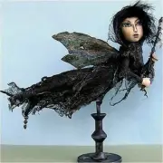 Cloth Folk Art Doll Pattern "Banshee" By Susan Barmore