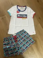 Peter Alexander women's weet bix kid shortie pj Set Sz large bnwt