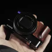 For Sony RX100 M6 M7 M5 M4 Wooden Camera Shutter Release Button Wood Hand Grip