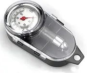 Car Tire Pressure Gauge Stainless Steel Inflation Pressure Gauge High Precision Meter Detector Repair Tools for Mechanical Tires(Stainless Steel)