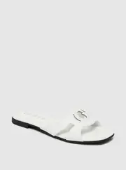 GUESS Women's White Ciella Slides Size: 7