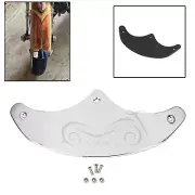 Chrome Stainless Steel Fender Mudguard Tip Trim For Harley Fat Boy FLSTF 1989-06