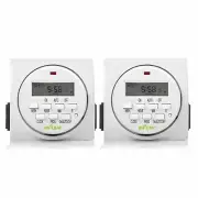 BN-LINK 7 Day Digital LCD Electric Programmable Timer Outlet Switch Dual Outlet