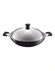 [Tefal] Non-Stick Wok 36cm in Black