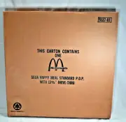 NEW IN BOX - 1993 MCDONALDS SEGA SONIC HEDGEHOG HAPPY MEAL DISPLAY - PLUS BONUS