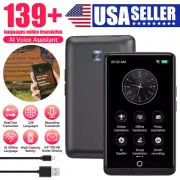 2024 Wifi Offline Smart Real Time Translator 139+ Languages AI Voice Translate