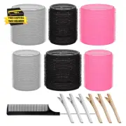 Heatless Hair Curler: 13Pcs Rollers Set with Clips for Long and Medium Hair, Wom