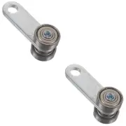 Set of 2 Sliding Door Hanging Wheel Shopping Rolling Gate Hardware Kit Roller