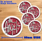 The Angels Style Sticker Logo PACK OF 5 laptop Bumper Decal Band Rock Vinyl