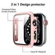 Worryfree Gadgets Bumper Case with Screen Protector for Apple Watch Pink/Rose