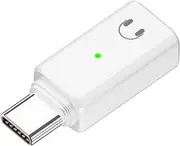AuviPal USB C to Lightning Audio Adapter, USB C Male to Lightning Headphone Earphone Female Converter for iPhone 15 Series, iPad, Macbook and More Other Type C Devices