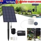 Air Oxygen Pump Oxygenator Aerator Solar Powered For Outdoor Fish Tank Ponds Kit