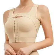 Post-surgery Closure Bra For Posture Corrector Compression Shapewear With Support Band-skin Color-26 Skin color -M
