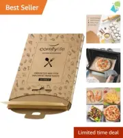 Eco-Friendly Pre-Cut Parchment Paper – 120 Sheets 16x12 Inches, Mess-Free Baking