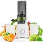 Mesh Free Slow Juicer with Stainless Steel Prong Spiral Auger, Cold Press Juicer