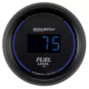 Autometer Cobalt Digital 52.4mm Black Programmable Empty-Full Range Fuel Level G