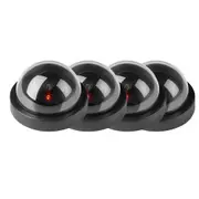 4 Packs of Dummy Camera With LED Light Home Surveillance Security Camera