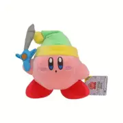 Sword Kirby Plush Doll Pink Stuffed Animal Plushie Toy 6 Inch Xmas Gift Kids New
