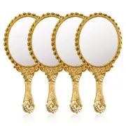 Handheld Mirror with Handle, Makeup Compact 4Pack Hand Mirrors for Women Trav...