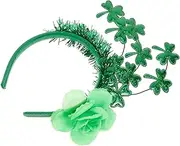 [MERRYHAPY] Festival Party Prop Saint Patrick's Day Headdress Hair Clip Shamrock Design
