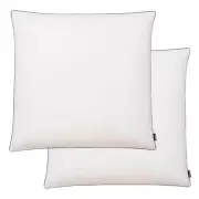 Luxurious 80x80 cm Down and Feather Pillows Set of 2 Soft Supportive White