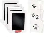 4PCS Inkless Paw Print Kit,Dog Paw Print Kit,Dog Nose Print Kit,Clean Touch Ink Pads and Imprint Cards,Pet Paw Print Impression Kit for Dogs Cats Footprint Keepsake Dog Memorials & Funerary