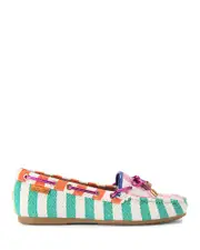 Kurt Geiger London Women's Eagle Moccasin Boat Shoe Loafers