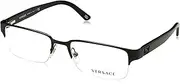 Versace Women's Modern Rectangular Prescription Eyewear Frames
