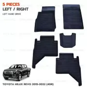 Fits Isuzu D-Max V-Cross Hi-Lander 2012 - '19 LHD Rubber 3D Floor Mat Carpets