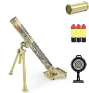 Mortar Model Rocket Launcher Catapult Assembly Boy Toy