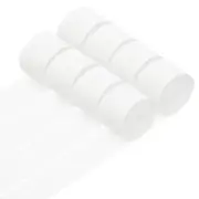 8 Rolls Crepe Paper Streamers 656ft Rainbow Streamers, White