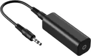 Ground Loop Noise Isolator W/ 3.5Mm Cable for Car Audio Home Stereo Grey