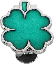 HORIALENCE Shamrock Golf Hat Clip with Ball Marker Stylish Unique Design for Golf Accessories Versatile for Outdoor Activities and Travel Eye Catching Fashion Forward