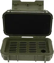 LOORGVEL Airtight Plastic Storage Container Shockproof Gear Case for Fishing Camping and Hiking Dual Design for Against Water and Impacts