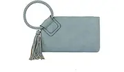 [Handbag Republic] Womens Clutch Purse Wristlet Wallet Evening w/Hand Strap Casual Formal Vegan Leather - Metro Muse