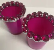 Hobby Lobby Pink 3” Candle Holders