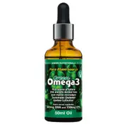 Green Nutritionals Vegan Omega3 50ml Oil - Vegan Vegetarian Kid Pet Friendly