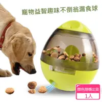 在飛比找momo購物網優惠-【CITY STAR】寵物趣味益智不倒翁漏食球(漏食球/寵物