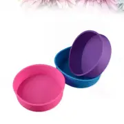 Round Pie Pan Round Silicone Cake Bread Pudding Pies Colored Cake Pan