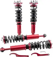 Full Coilover Struts Kit Assembly, Compatible With Honda Accord 2003-2007 Adjustable Height Coilover Shock Absorbers