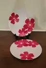 Essential Home Melamine Kmart Red Dinner Plate 10.5" Set of 2