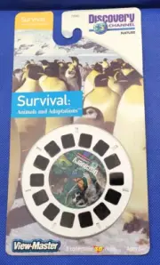 SEALED Discovery Channel Survival Animals & Adaptations view-master 3 Reels Pack