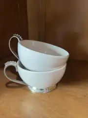 Arte Italica - Tuscan PewterCoffee Cup- Vintage (pair) Set of 2